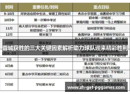 蓉城获胜的三大关键因素解析助力球队迎来精彩胜利 蓉城获胜的三大关键因素解析助力球队迎来精彩胜利